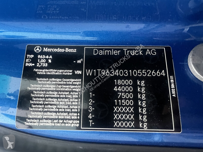 Trattore Stradale Mercedes Actros 1843 LS 4x4...