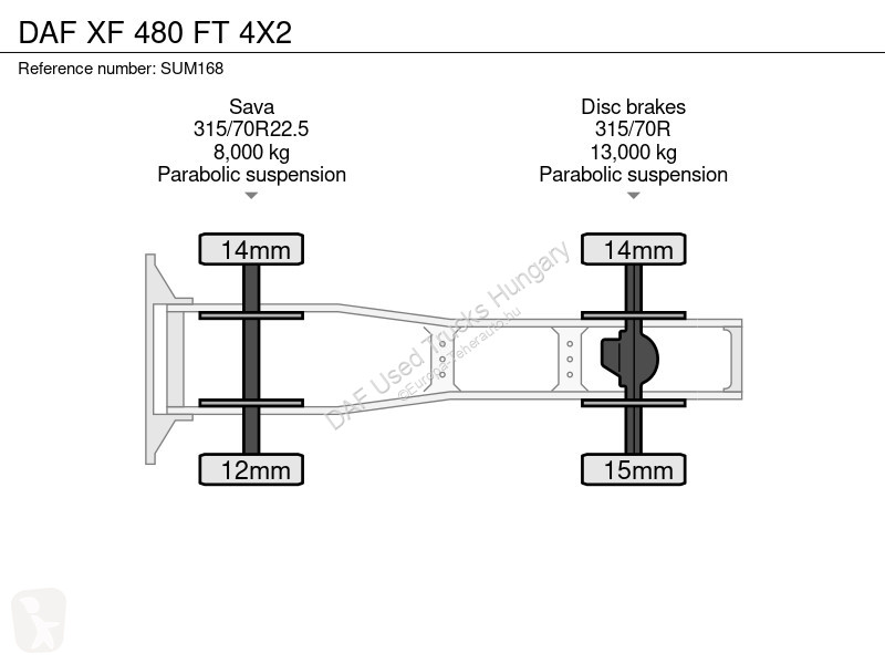 جرار DAF 480 FT 4X2