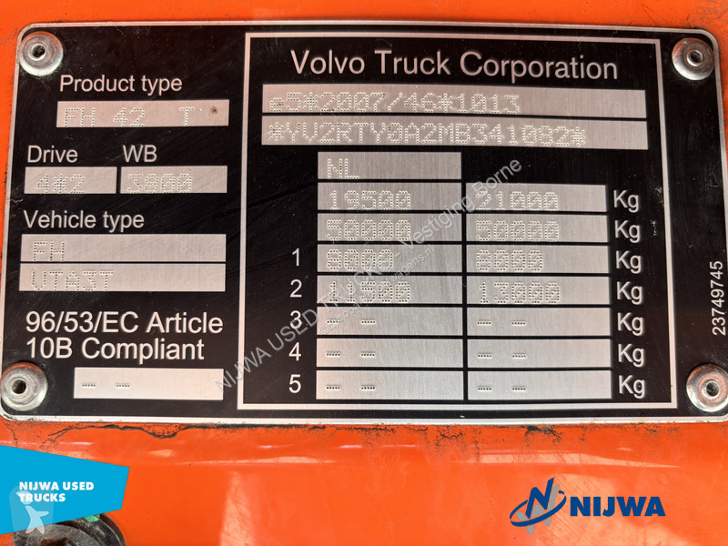 Trekker Volvo FH  4x2 I-Parkcool + Full Air