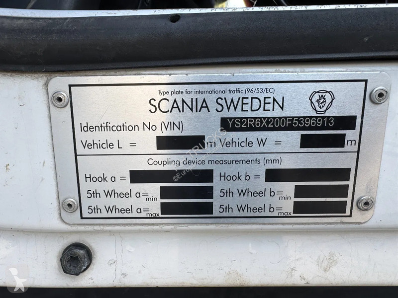 Traktor Scania R580 V8 6X2 EURO 6 EATHER NAVI...