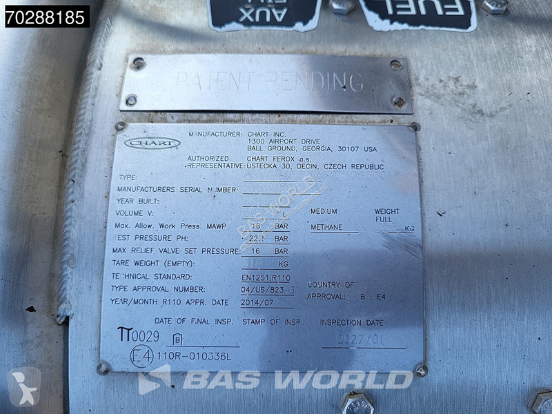 Tracteur Iveco 400 4X2 Retarder 2xTanks LNG ACC...
