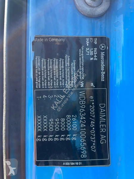 Tractor Mercedes 2651 Tractor 6x4 Retarder Big...