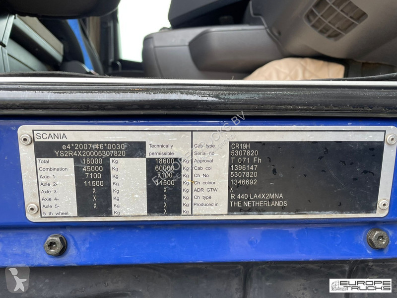Tracteur Scania R440 Steel/Air - Manual - DE -...