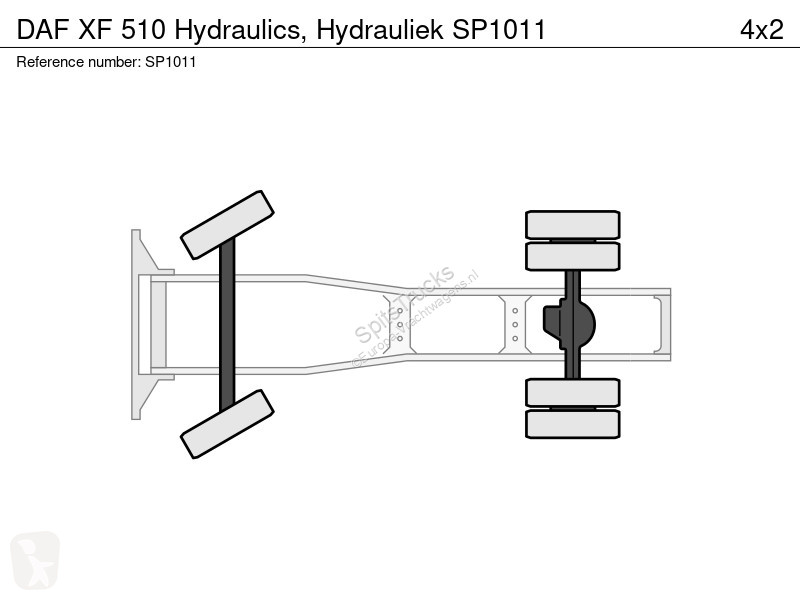 Tahač DAF 510 Hydraulics, Hydrauliek