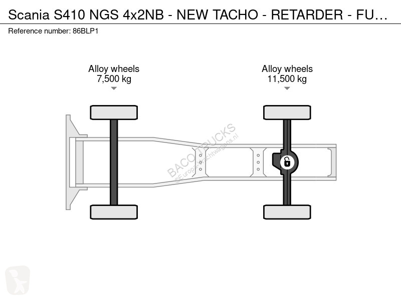 Trekker Scania S410 NGS 4x2NB - NEW TACHO -...