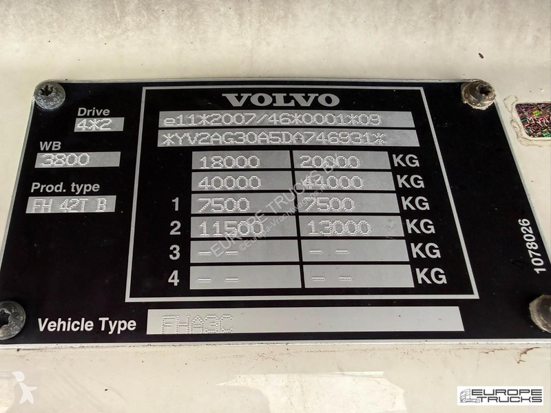 جرار Volvo FH460 Steel/Air - XL Cabin - Automatic