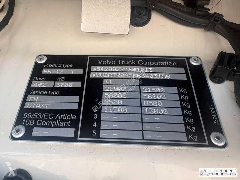 Cabeza tractora Volvo FH 460 Steel/Air -  Truck...