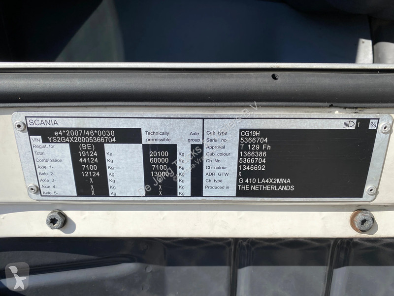 Cabeza tractora Scania 410 Highline / Retarder...
