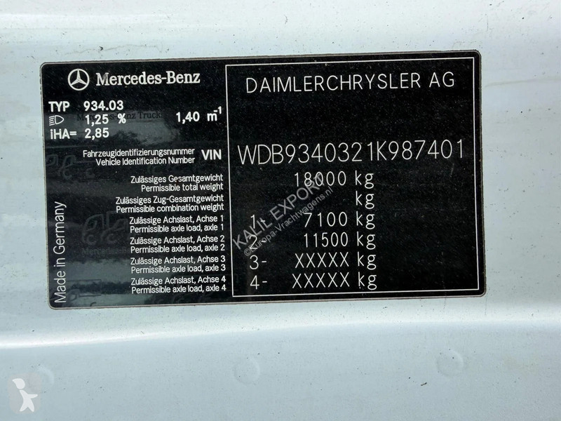 Tractor Mercedes 1844 Tractor - V6 - MP2 - EPS...