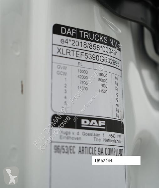 Тягач DAF XG / 480 / ACC / EURO 6 / I – COOL /...