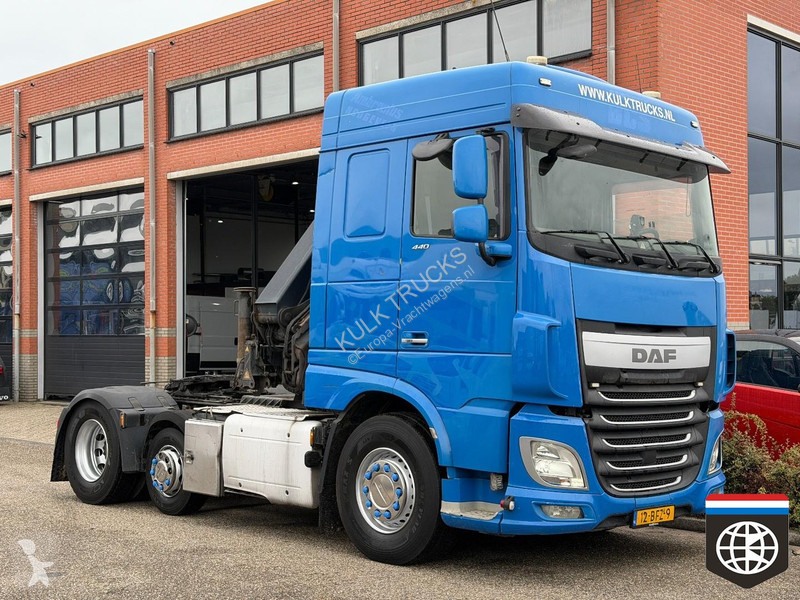 Влекач DAF 440 FTP Space cab 6X2 - Crane HMF...