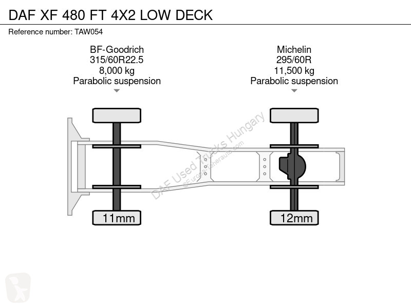 جرار DAF 480 FT LOW DECK 4X2
