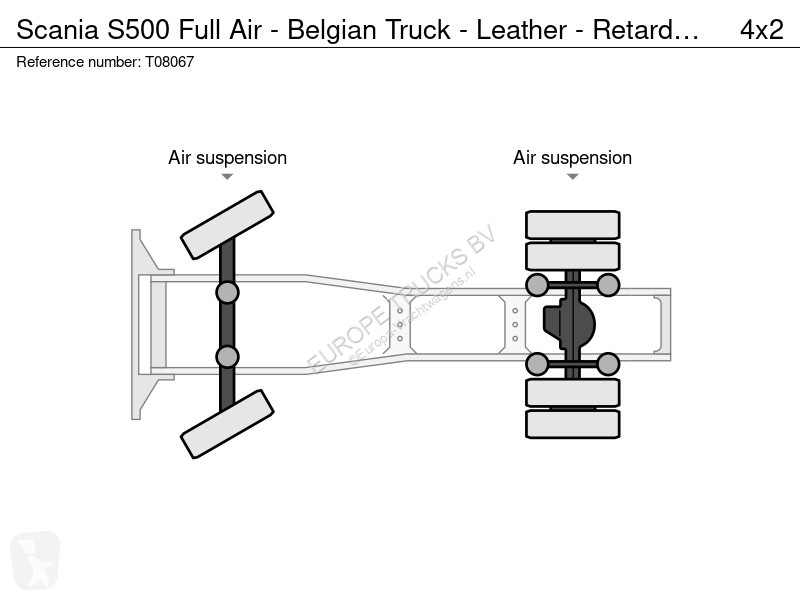 Scania S500 Full Air - Belgian Truck - eather -...