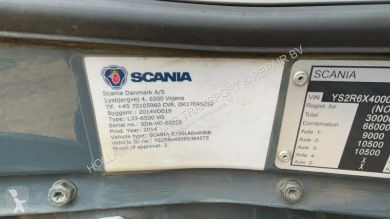 Trekker Scania 730 Scania 730 6x4 Big axle EUO6...