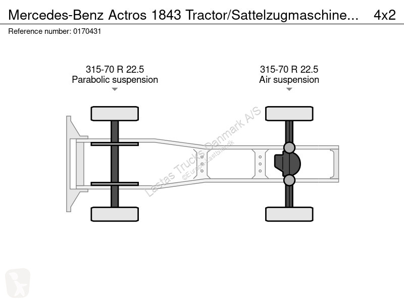 Traktor Mercedes 1843...