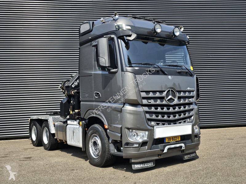 Tahač Mercedes 2658 6x4 / HMF 40 t/m - 21.3 mtr...