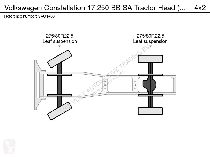 Tractor Volkswagen Constellation 17.250 BB SA...