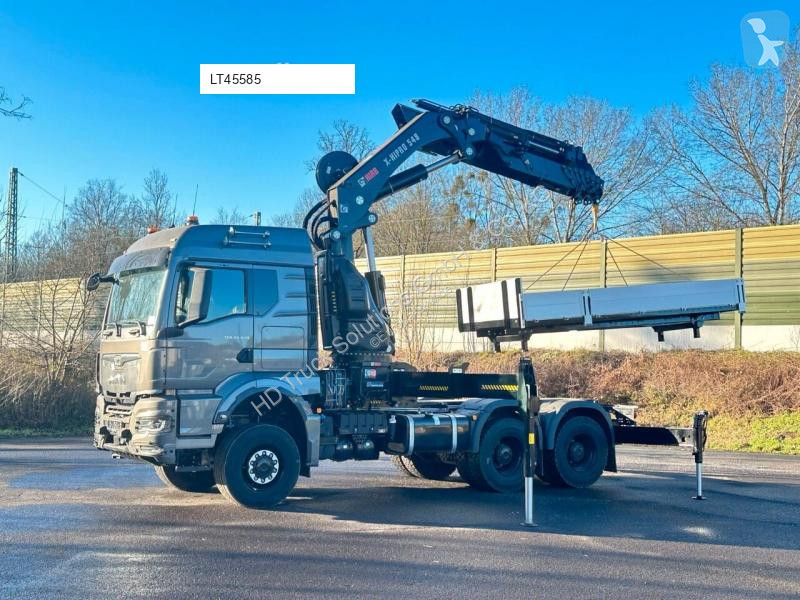 Traktor MAN TGS 26.520 6x6  Kran HIAB X-HIPRO...
