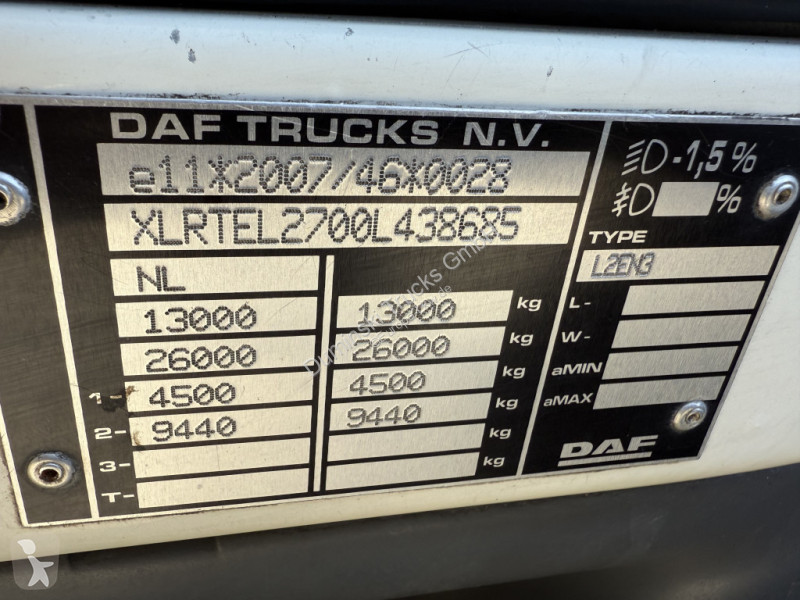 Tahač DAF LF 220.13 Kran Hiab 111 E-3 HiDuo
