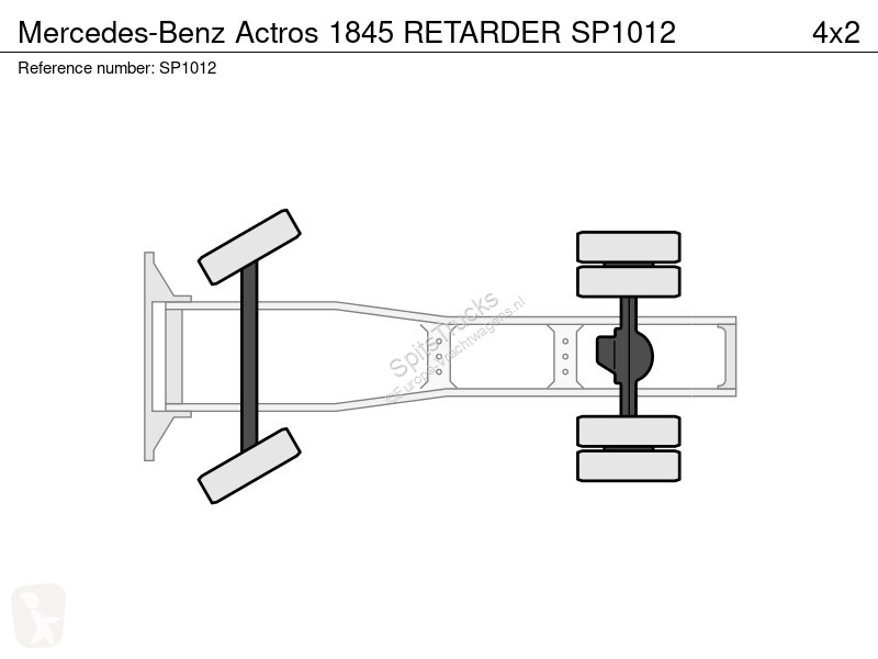 Tractor Mercedes 1845 RETARDER