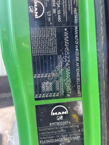 جرار MAN TGA Heavy Duty Tractor 6x6 Full Spring...