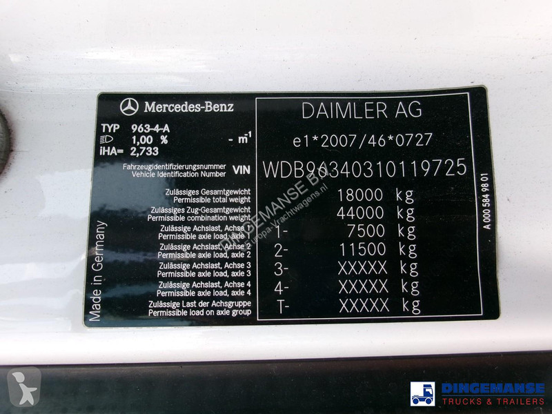 جرار Mercedes 1843 4x2 Euro 6 / ADR + PTO
