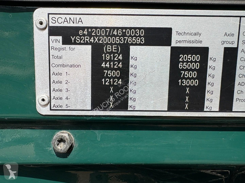 جرار Scania + EURO 6 + RETARDER + WEBASTO