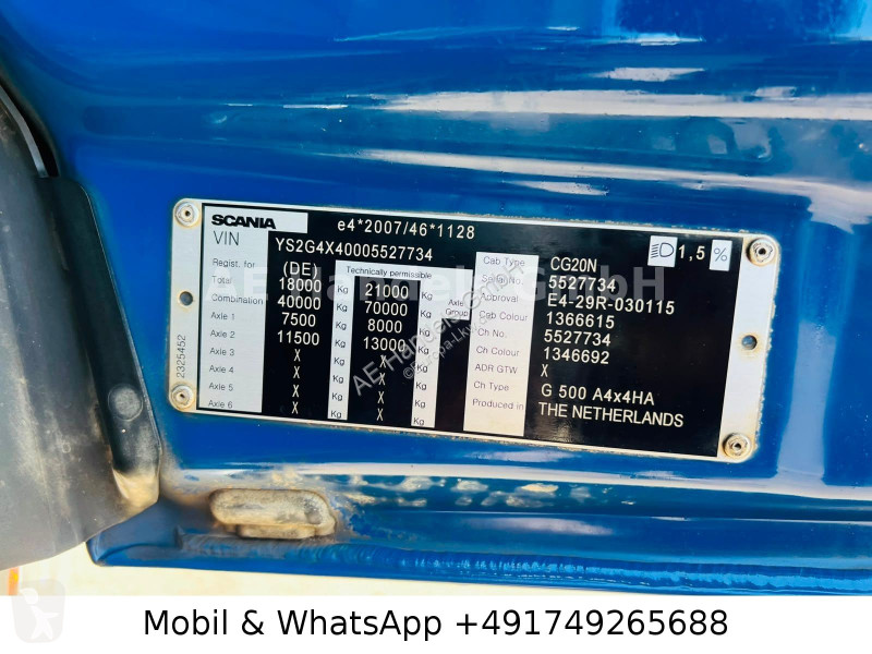 جرار Scania G500 XT B 4x4...