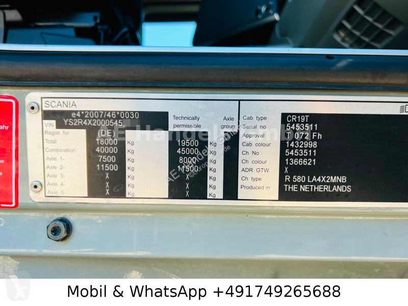 جرار Scania R580 V8 Topine  ADR...
