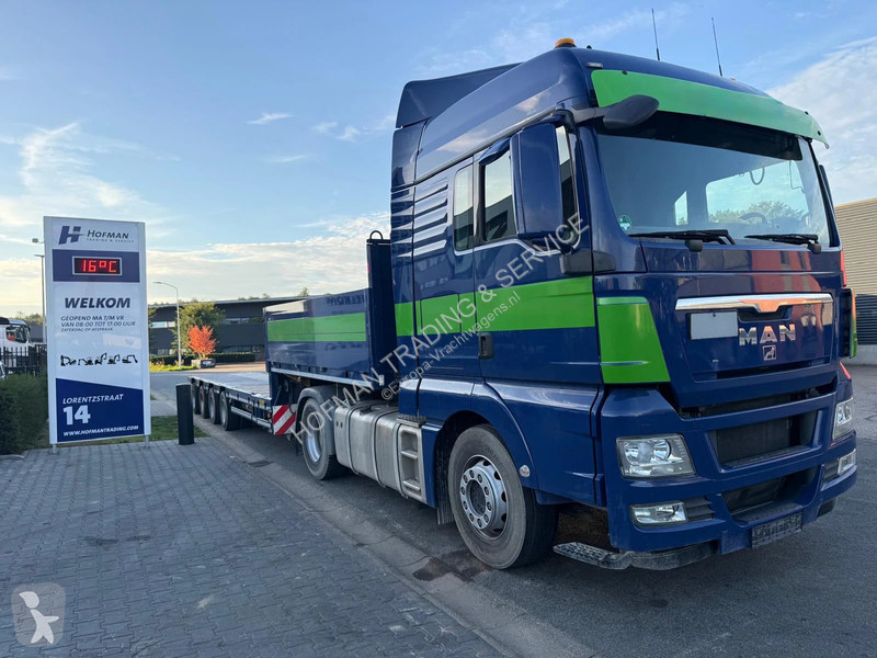 Traktor MAN 18.440 Doll Trailer 4x Steered Axles