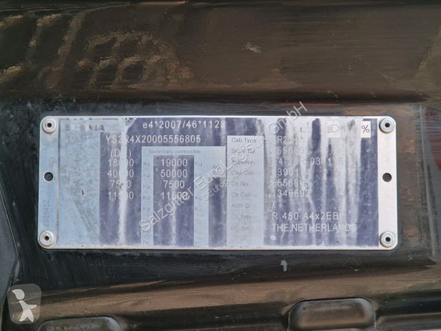 Traktor Scania A4x2EB / Retarder / Standklima /...