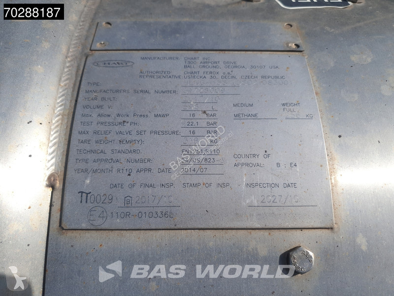 Tracteur Iveco 400 4X2 Retarder 2xTanks LNG ACC...