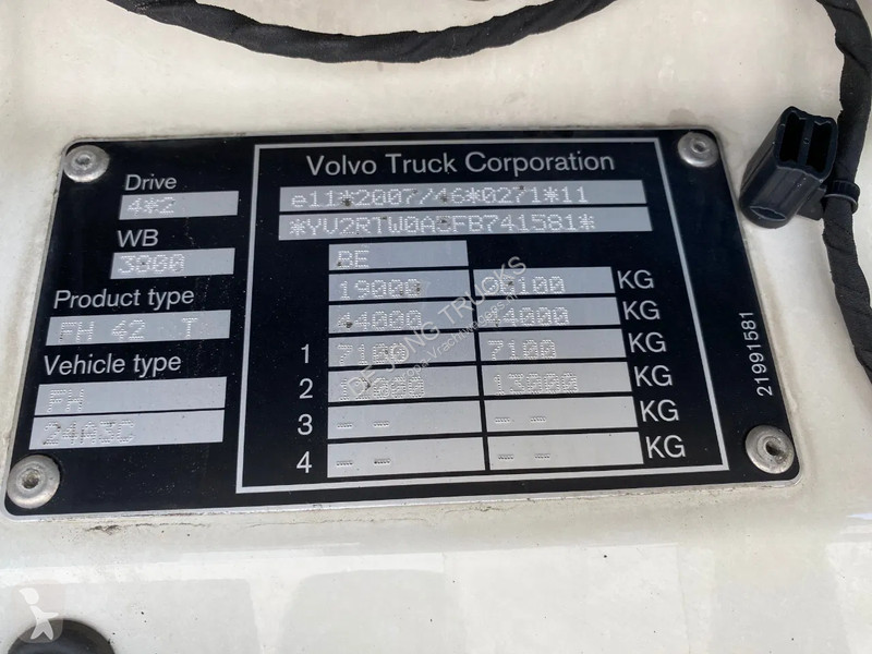 Tahač Volvo 13420 Globetrotter / ADR + PTO /...