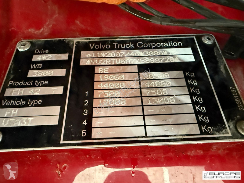 Traktor Volvo 420 Full Air - Belgian Truck -...