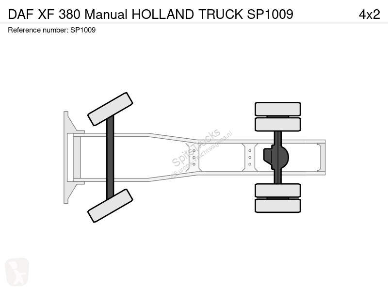 Cabeza tractora DAF 380 Manual HOLLAND TRUCK
