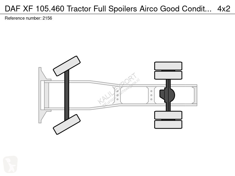 Tracteur DAF 105460 Tractor Full Spoilers Airco...