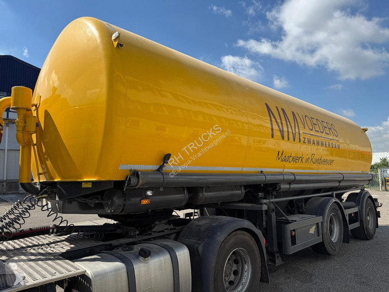 جرار DAF 400 + SILO TRAILER - 8 COMPARTIMENTS -...