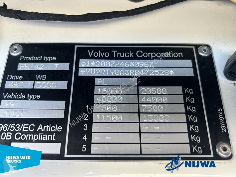 Trattore Stradale Volvo FH 460 TC 4x2 VDS +...