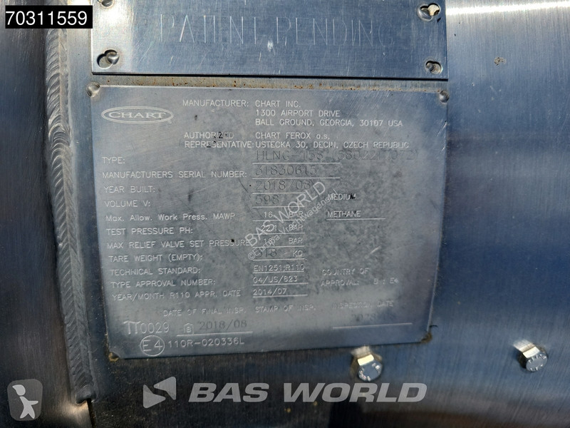Iveco NP 460 4X2 LNG Retarder 2x Tanks ACC...