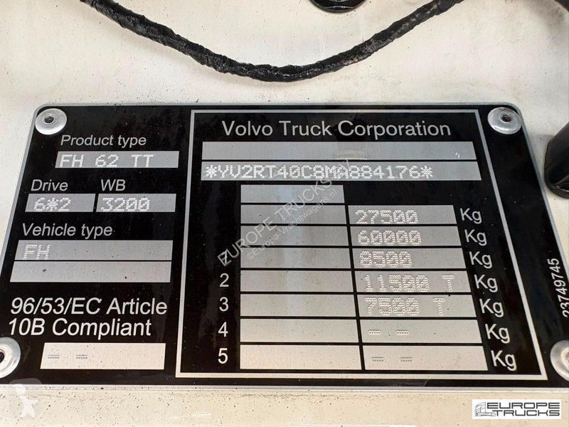 جرار Volvo 500 Full Air - I-Save - 6x2 - Retarder