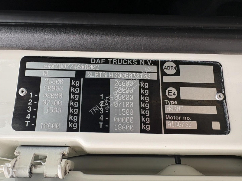 جرار DAF + 6X2 + STEERING/LIFT SHAFT + EURO 6 +...