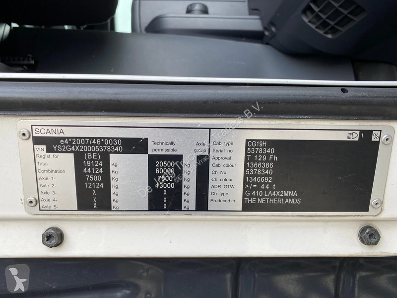 جرار Scania 410 Streamline / Retarder / ADR /...