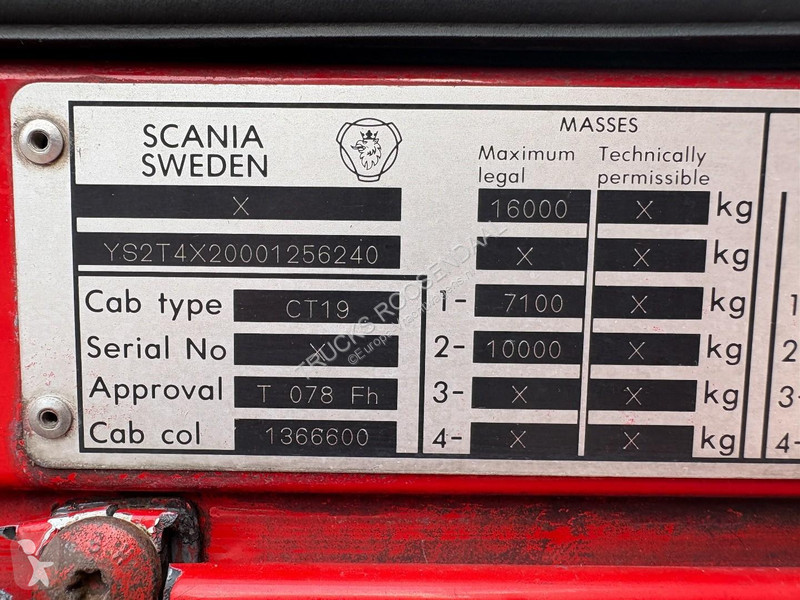 Cabeza tractora Scania T 124  4X2 NA400 +...