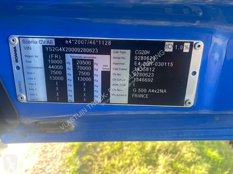 Traktor Scania G500 | 4X2 NA | HYDROIC | PTO |...