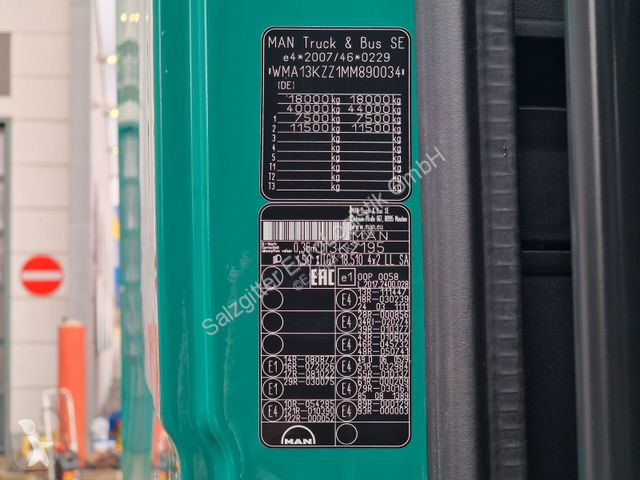 Tracteur MAN 18.510 4x2 LL SA / Retarder /...