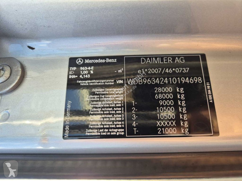Tractor Mercedes 2658 LS 6x4 Turbo Retarder...