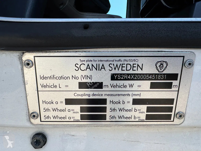 Trekker Scania 4X2 EURO 6 RETARDER SKIRTS TÜV...