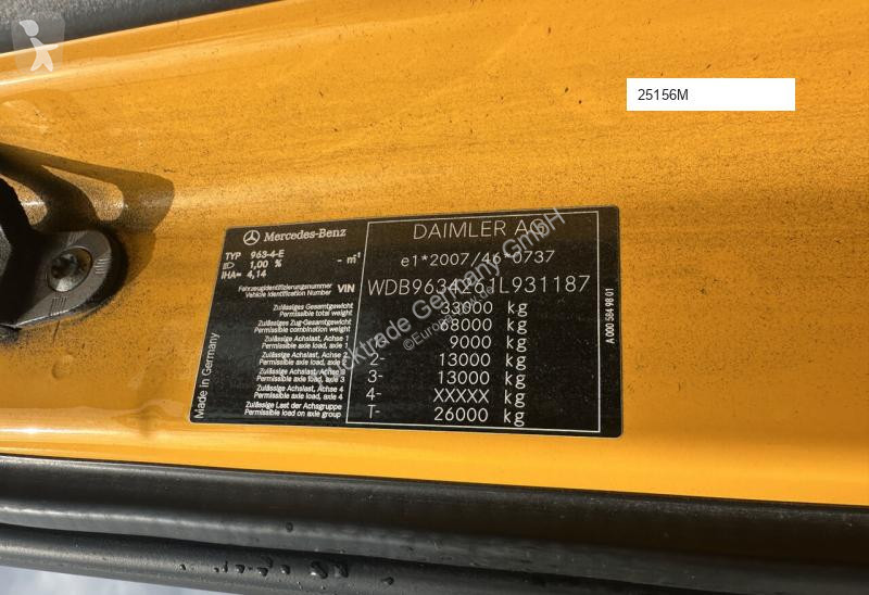 Tractor Mercedes 3351 6x4 Retarder Hydraulik /...