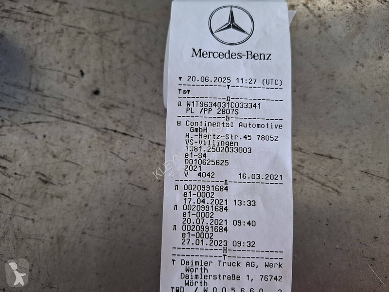 جرار Mercedes ACTROS 1848  STR.SP. RET. 2X TANK