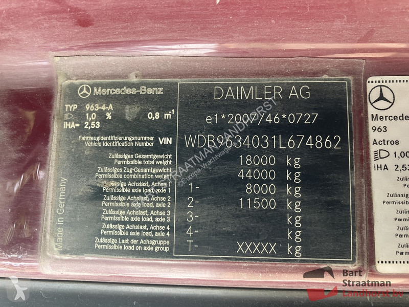 Traktor Mercedes 1842/2042 4x2 Euro 5 Trekker...